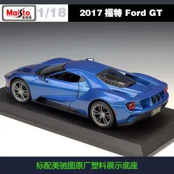 Maisto 1: 18 2017 Ford GT spor araba simülasyon alaşım araba modeli oyuncak koleksiyonu dekorasyon hediye oyuncak