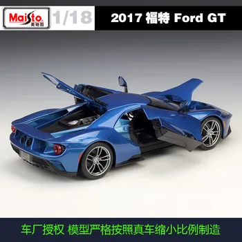 Maisto 1: 18 2017 Ford GT spor araba simülasyon alaşım araba modeli oyuncak koleksiyonu dekorasyon hediye oyuncak 3