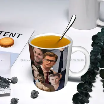 Chris Hemsworth Kolaj Seramik Kupalar Kahve Fincanları Süt Çay Bardağı Chris Hemsworth Kolaj Ünlü Odinson Yaratıcı Trend