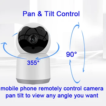 2MP IP Kamera Akıllı Gözetim Kamera Otomatik İzleme Akıllı Ev Güvenlik CCTV Kapalı WiFi Kablosuz bebek izleme monitörü