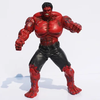 Film Süper Kahraman Avengers Hulk PVC action Figure oyuncak 25 cm Kırmızı Hulk Yeşil Hulk Rakamlar Oyuncaklar Ücretsiz Kargo 1